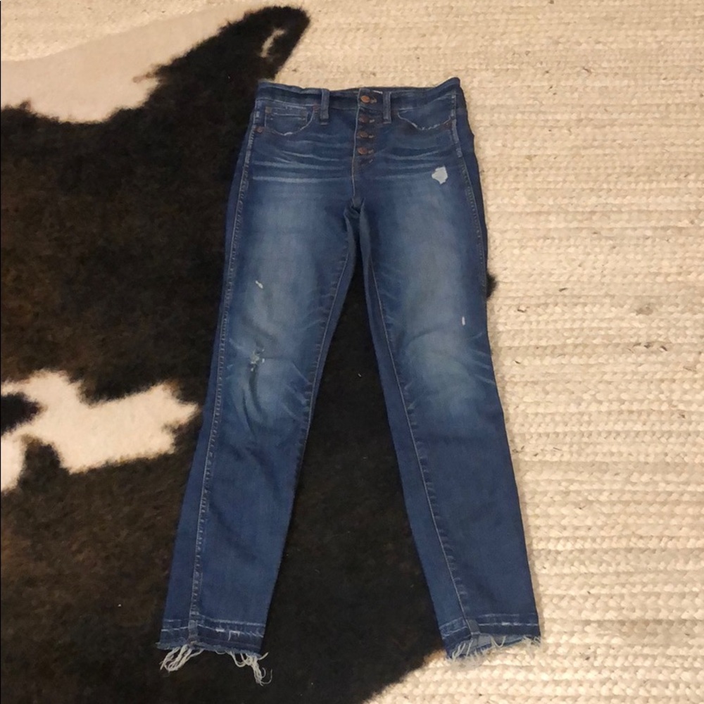 Madewell 10” high rise jeans